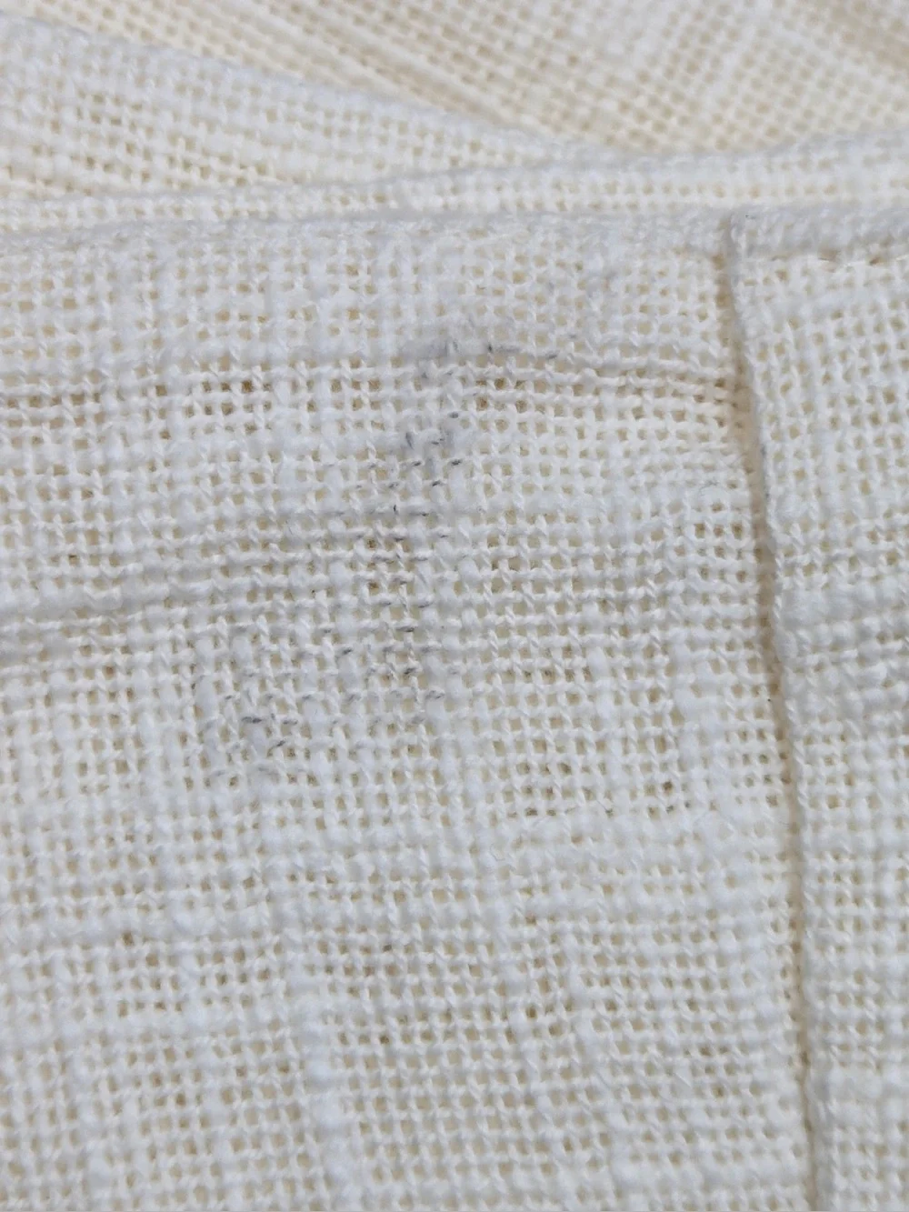 NWT QUINCE Set Of 4 48x96 Cotton Sheer Curtains Ivory 0771